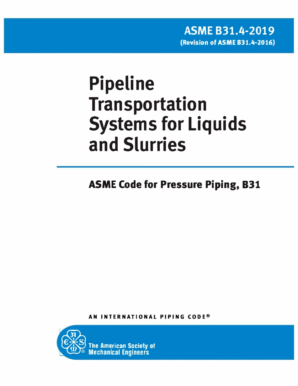 ASME B31.4-2019 用于液体和浆料的管道运输系统(英文版).pdf_第1页