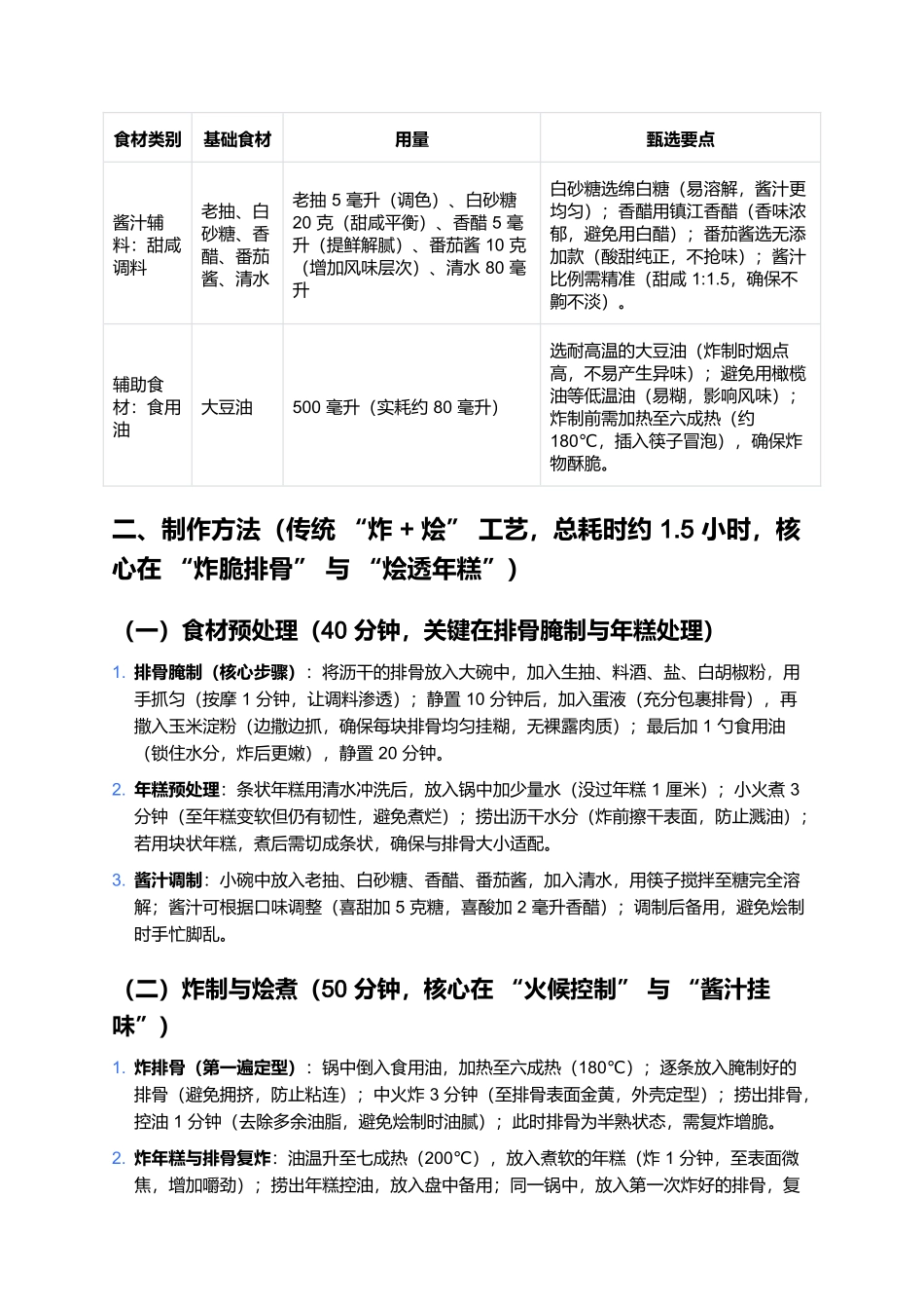 排骨年糕:藏着上海烟火气的经典小吃.docx_第2页