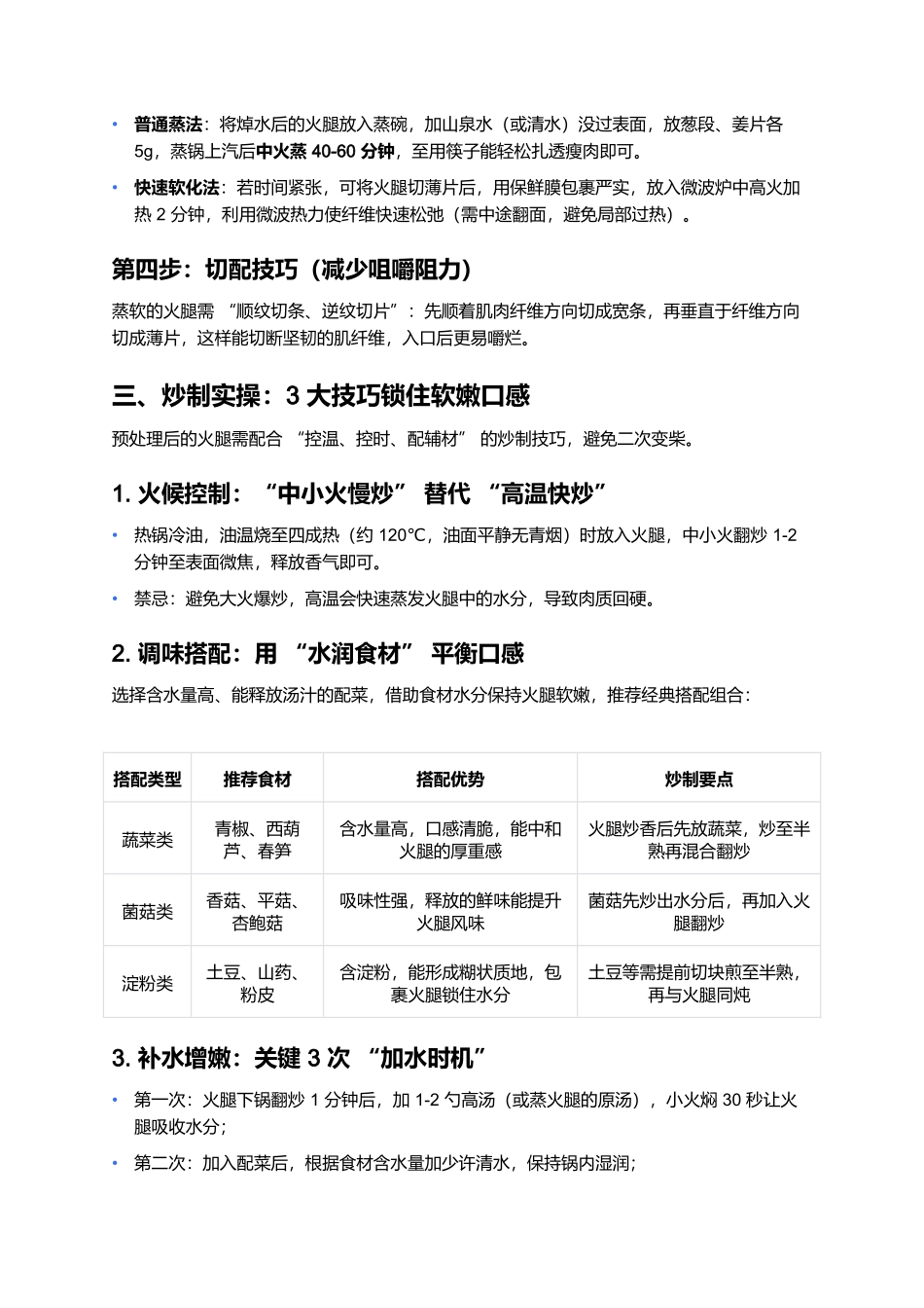 破解安泽火腿炒不烂难题:从预处理到炒制的全流程技巧.docx_第2页