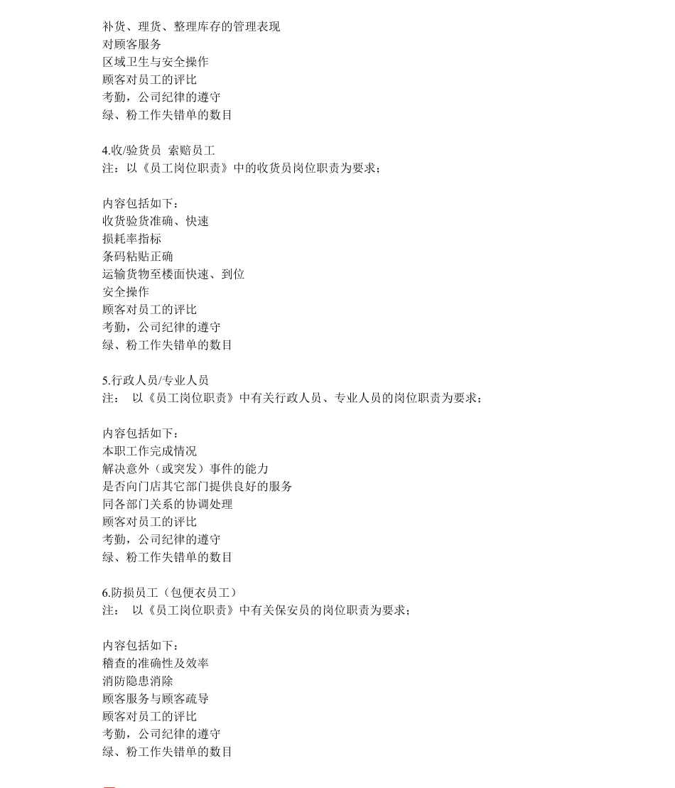 【实例】某零售巨头评估员工的标准和程序.pdf_第2页