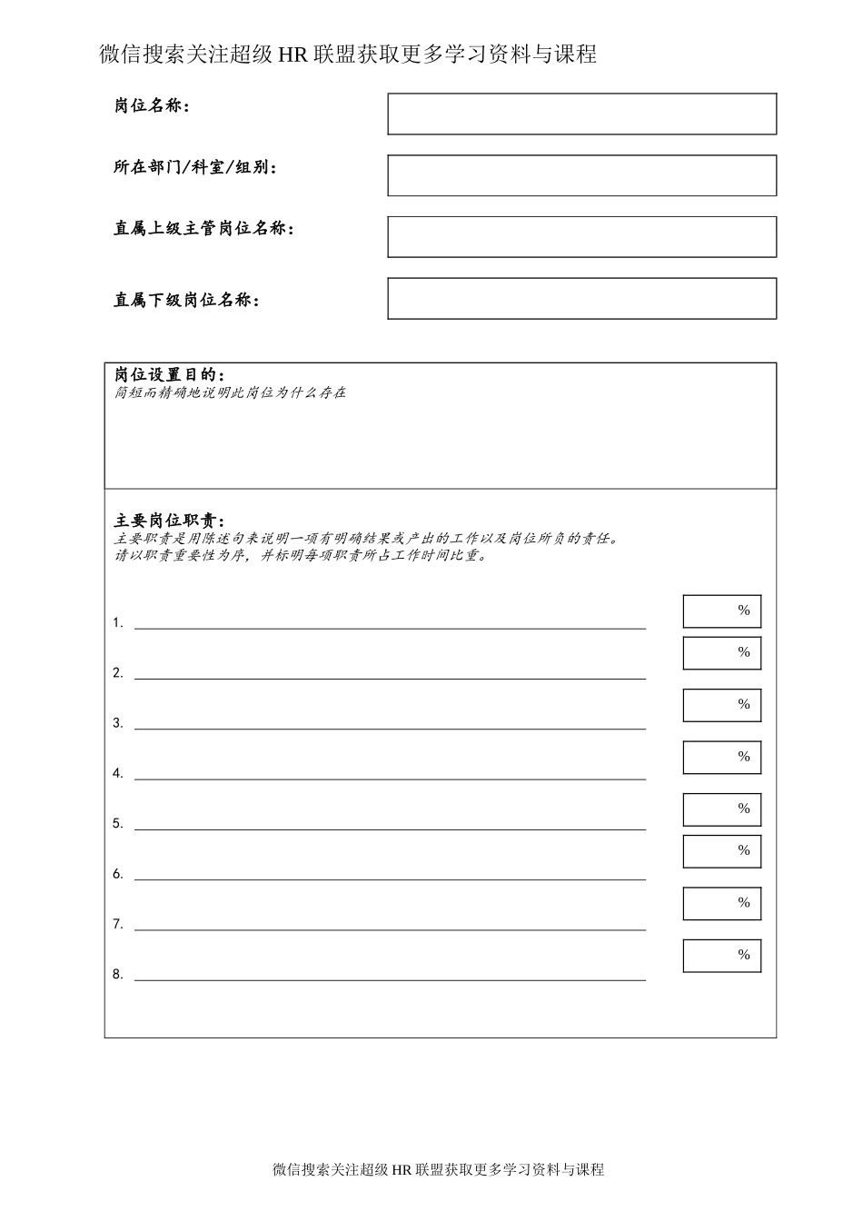 岗位描述书模板.doc_第2页