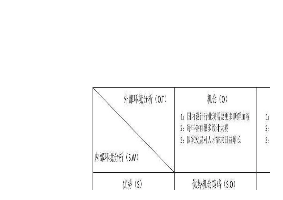 市场营销SWOT分析excel模板.xlsx_第2页