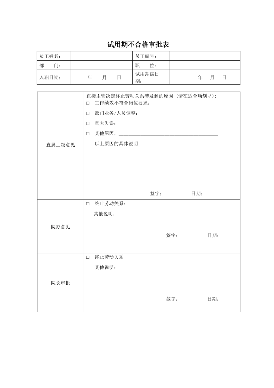 试用期不合格审批表.docx_第1页