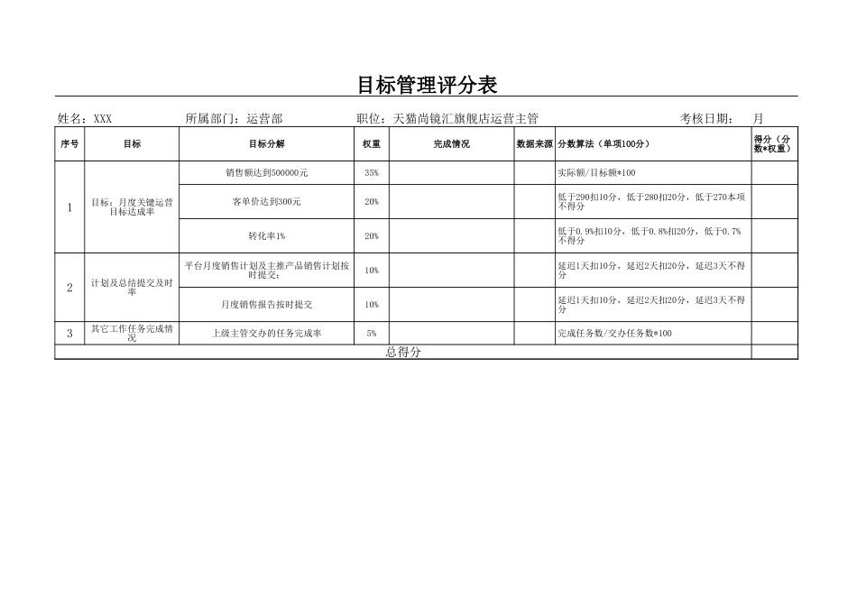 员工OKR考核表.xls_第1页
