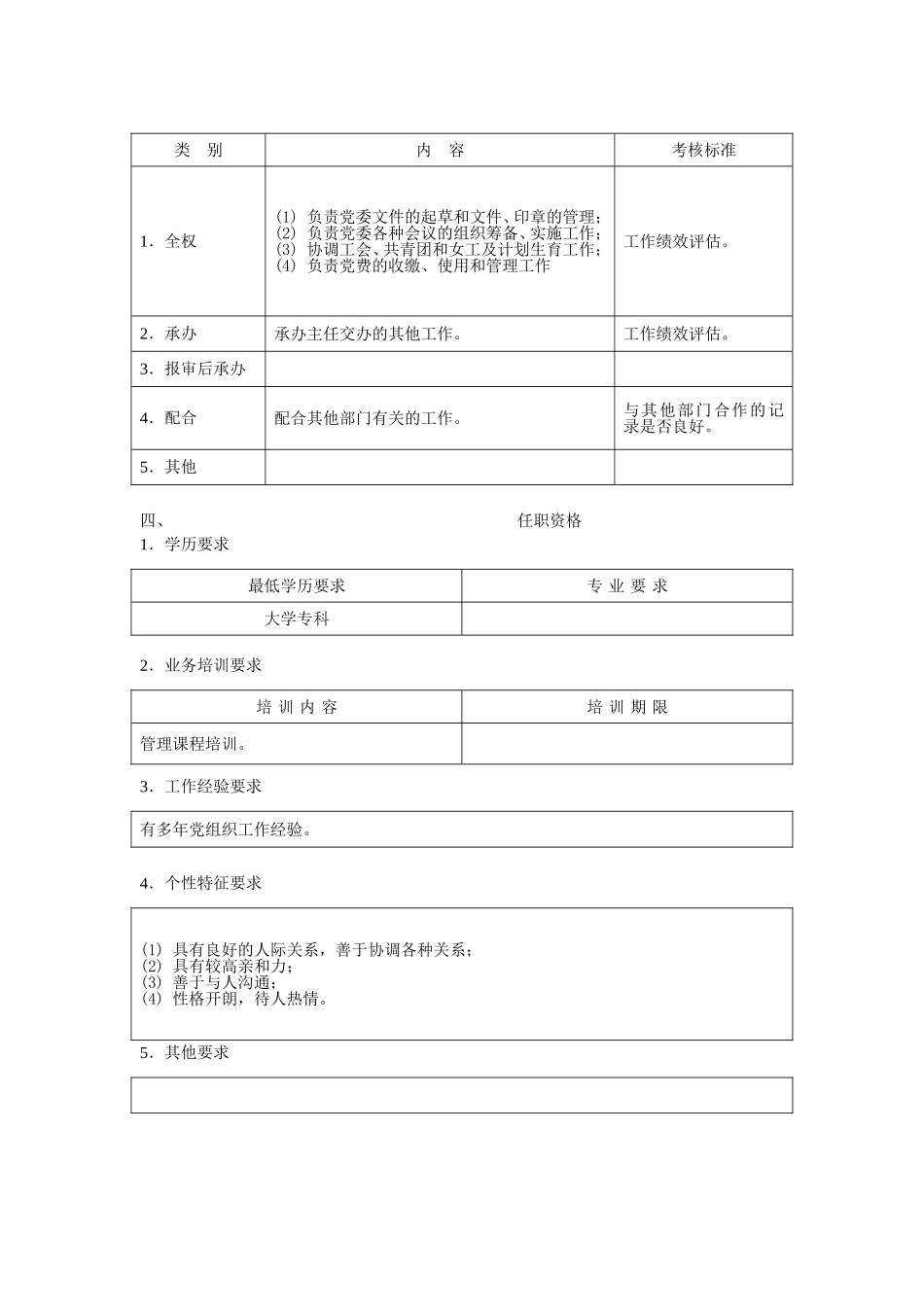 综合管理员职位说明书.doc_第2页