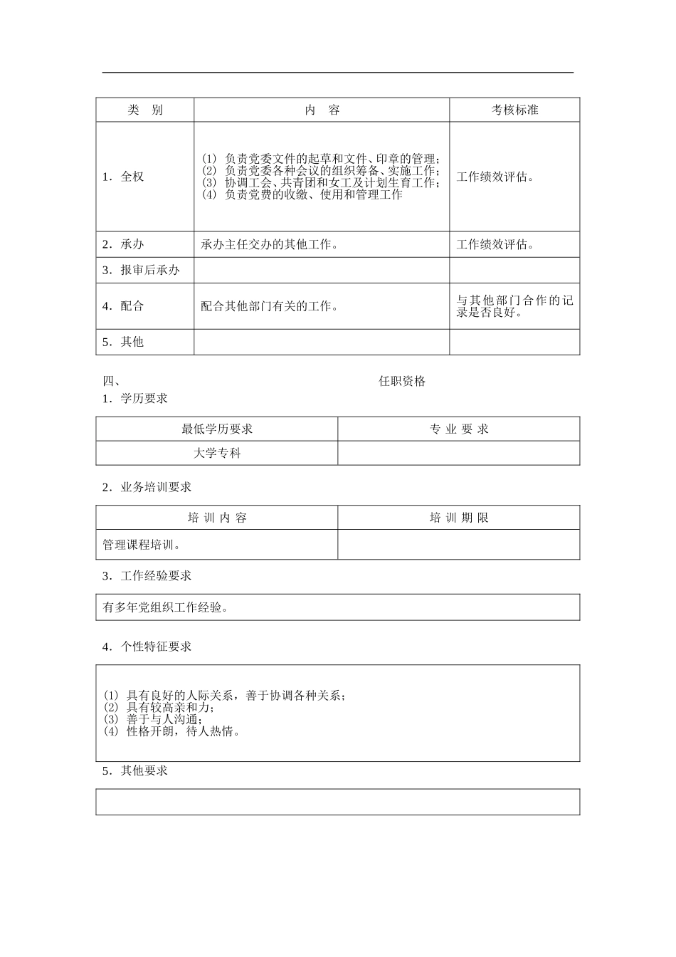 综合管理员职位说明书-.doc_第2页