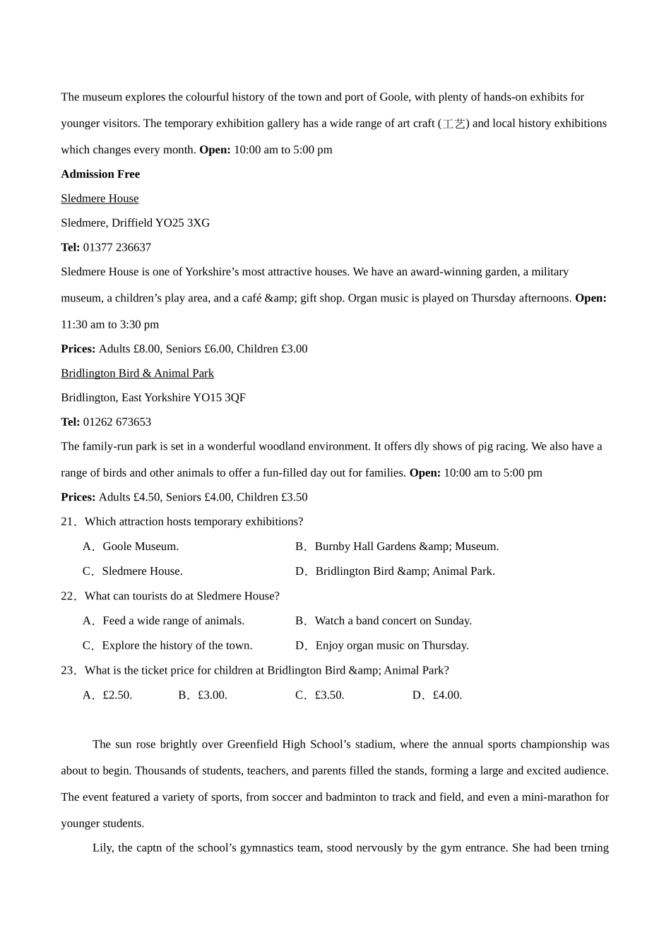 浙江省温州市新力量联盟2025-2026学年高一上学期期中联考英语试卷(含音频).docx_第3页