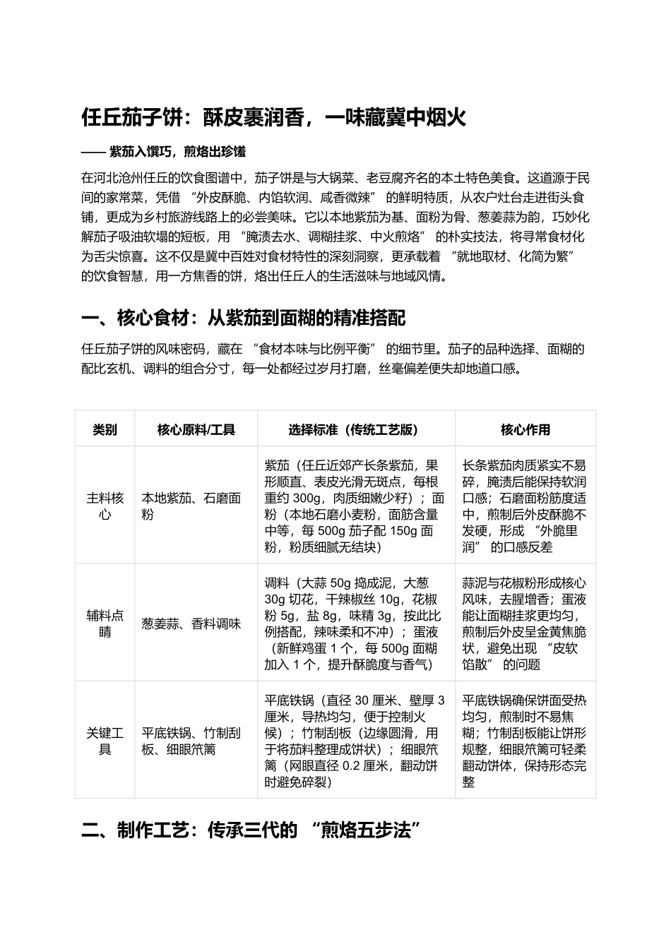 任丘茄子饼:酥皮裹润香,一味藏冀中烟火.docx_第1页