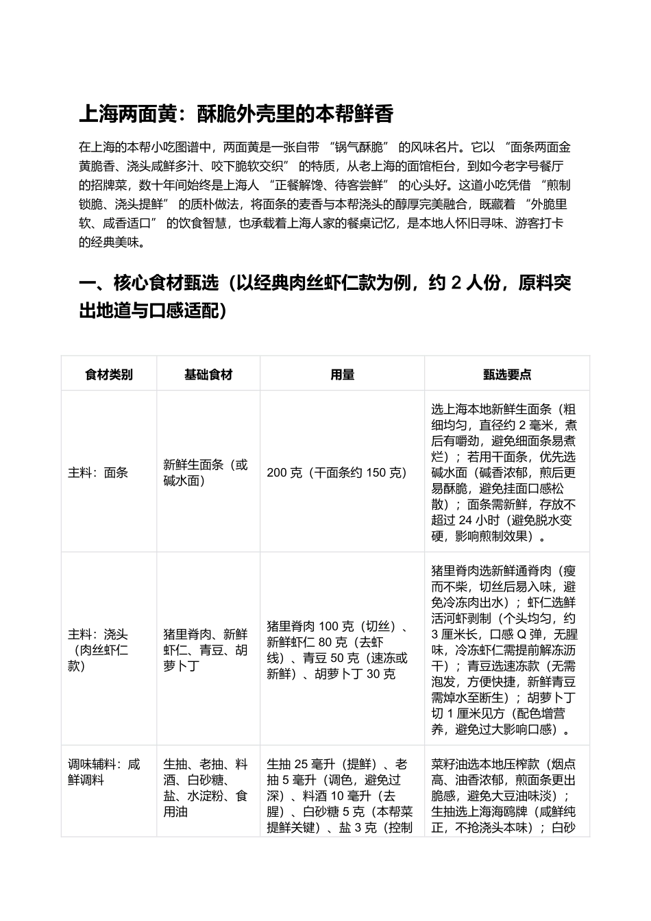 上海两面黄:酥脆外壳里的本帮鲜香.docx_第1页