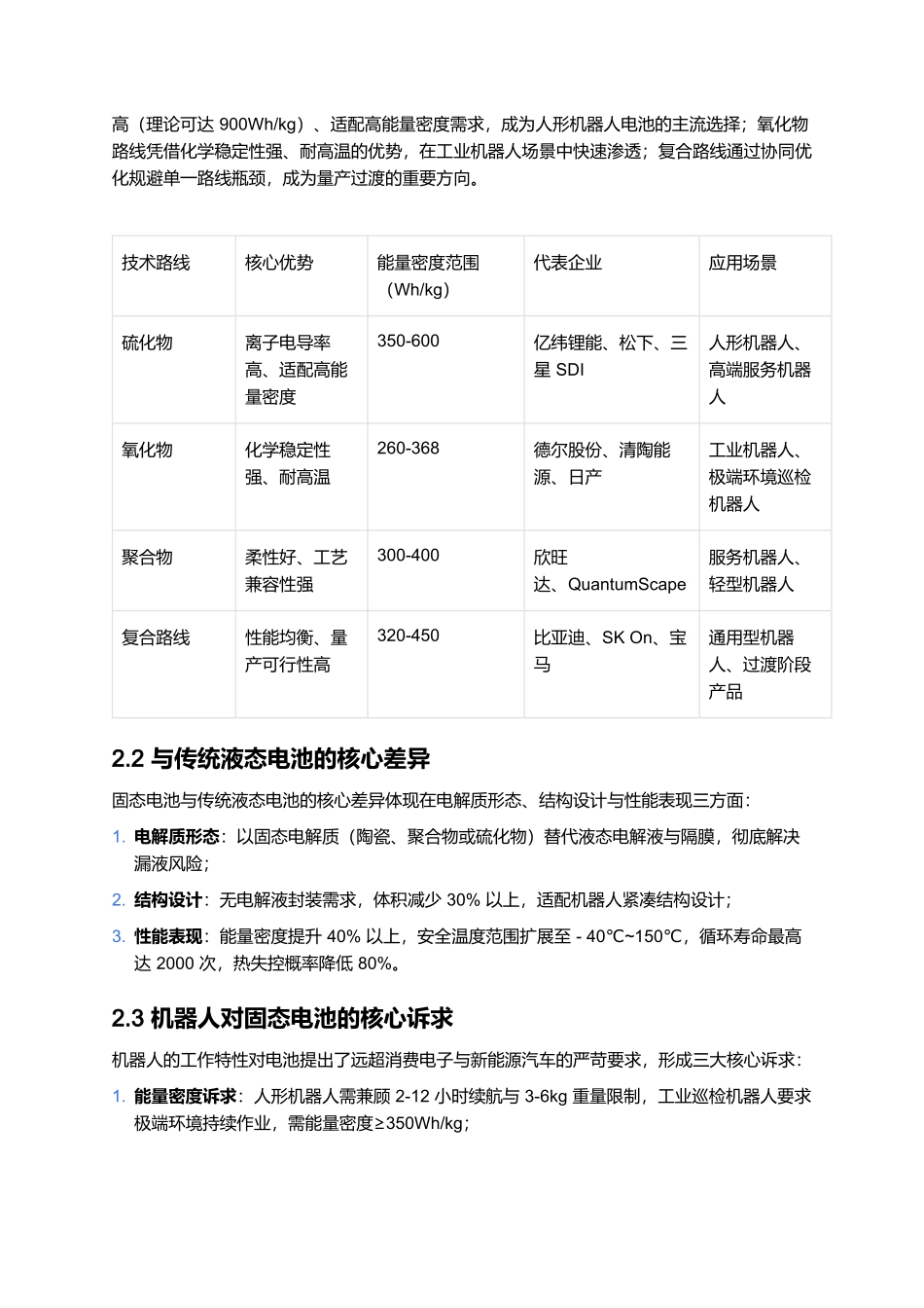 2025 机器人用固态电池技术突破报告：能量密度提升与成本控制.docx_第2页