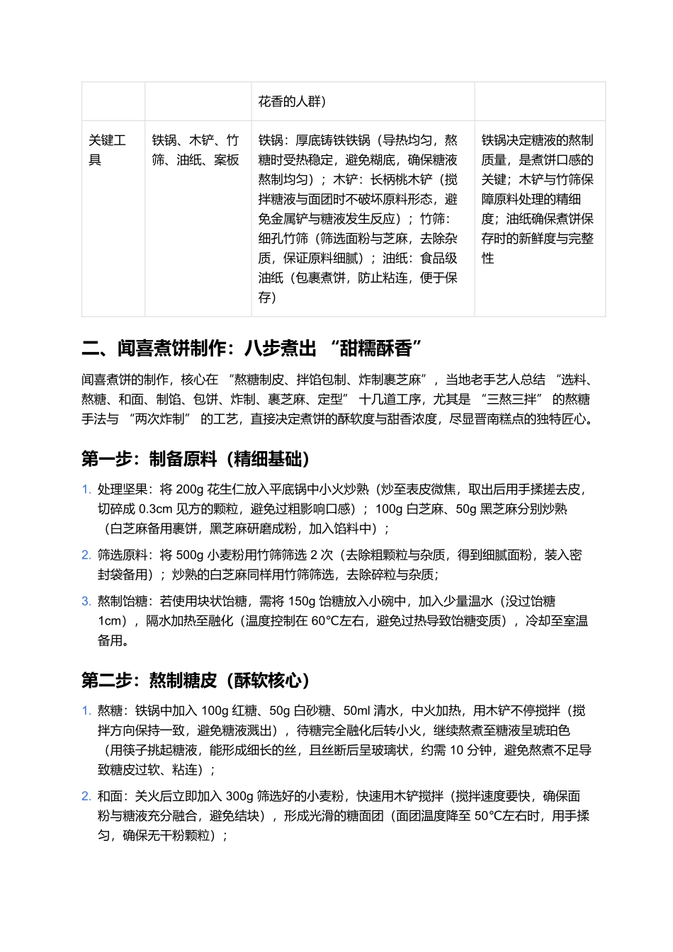 闻喜煮饼：裹着芝麻香的晋南非遗甜糯.docx_第2页