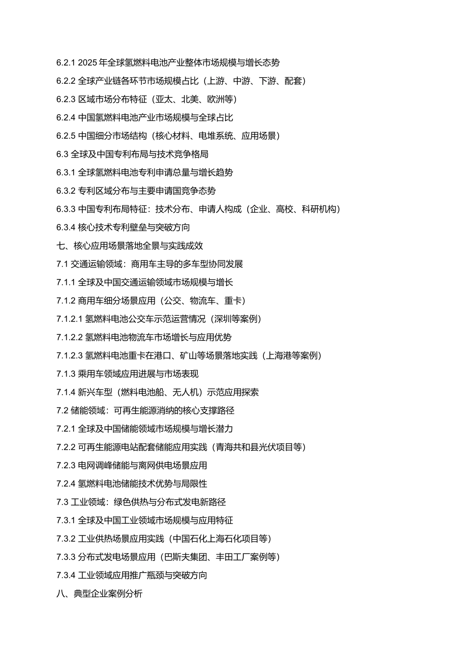 《2025氢燃料电池技术产业化报告（含核心材料突破）》目录大纲.docx_第3页