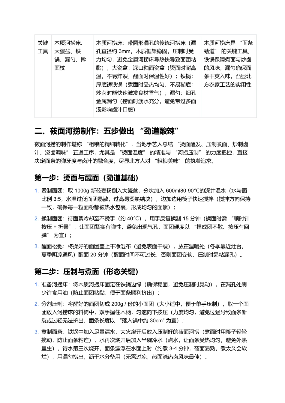 莜面河捞：北方粗粮里的“劲道饱腹”风味传奇.docx_第2页