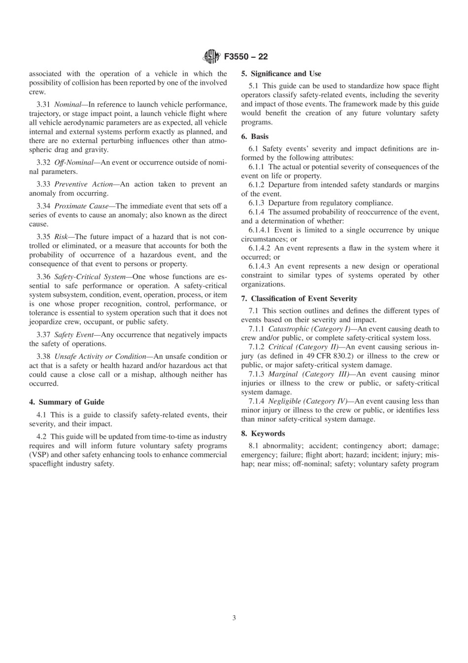 ASTM F3550-22 Standard Guide for Classifying Safety-Related Events.pdf_第3页