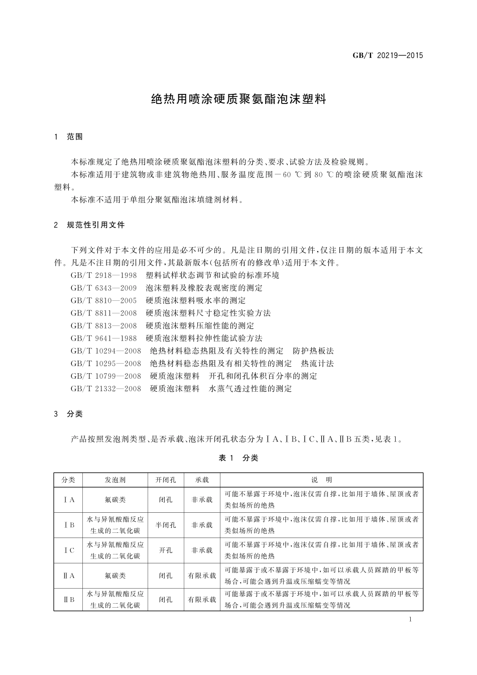 GB/T 20219-2015 绝热用喷涂硬质聚氨酯泡沫塑料.pdf_第3页