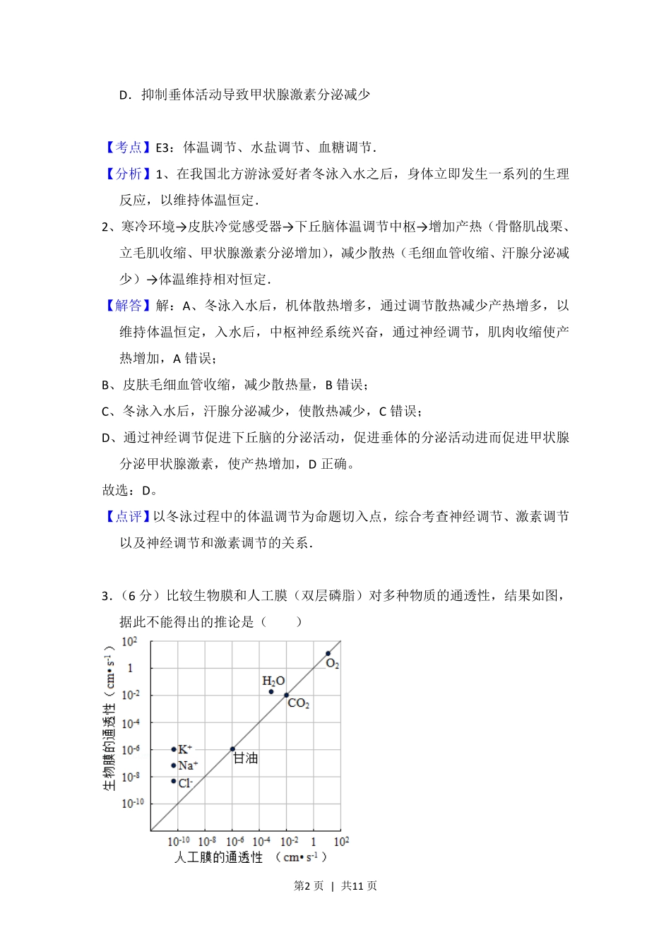 2014年高考生物试卷（北京）（解析卷）.pdf_第2页