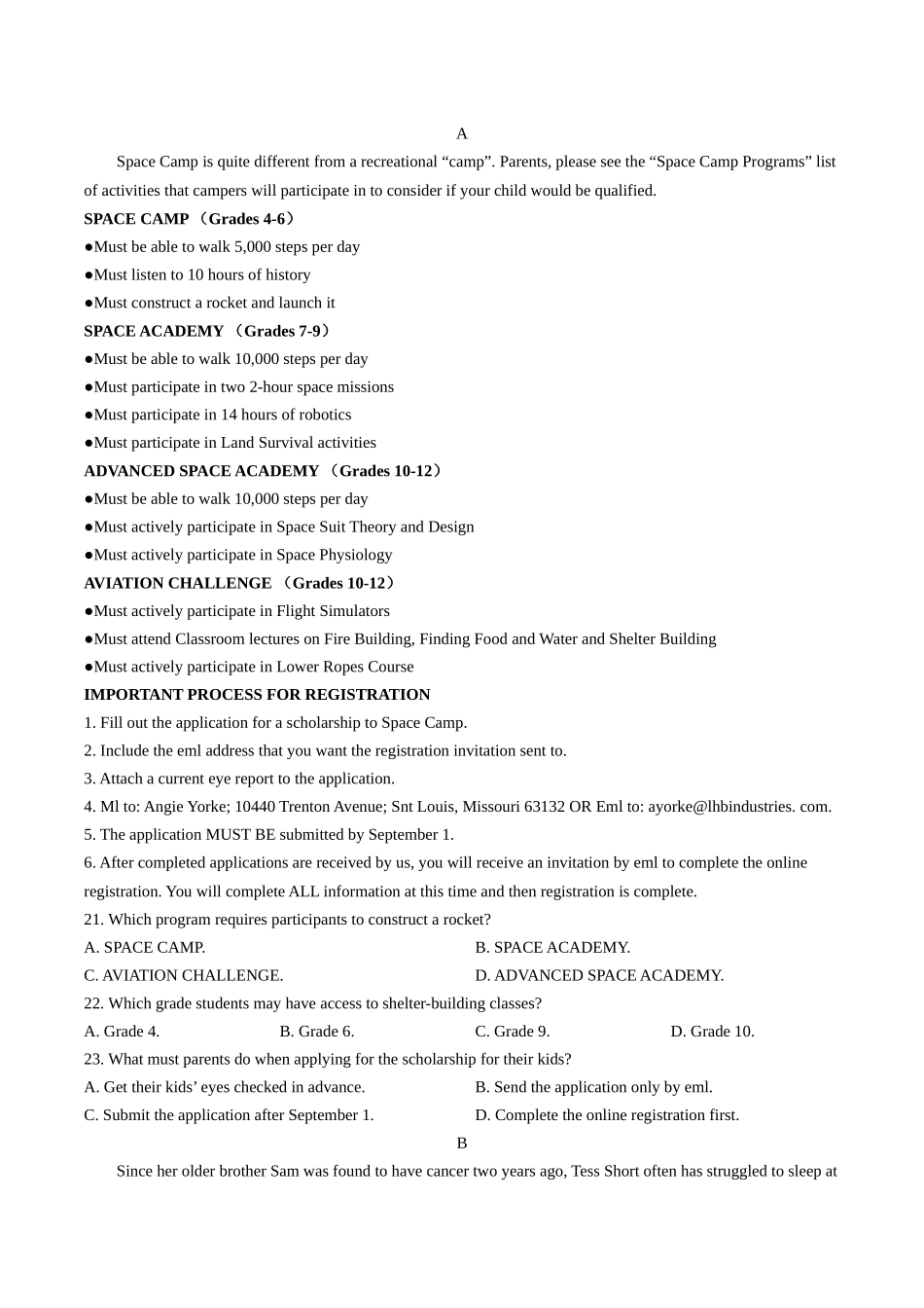 江苏省扬州市高邮市2025-2026学年高二上学期期中学情调研测试英语试卷（含答案）.docx_第3页