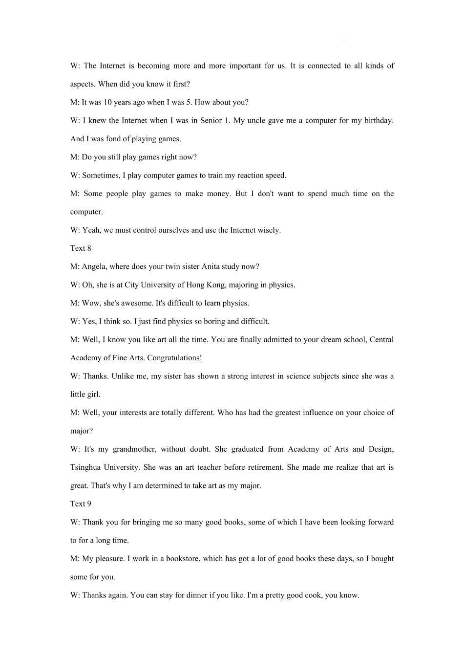 英语试卷听力原文河南省天一大联考2025-2026学年高二年级上学期12月阶段性诊断(12.17-12.18).pdf_第2页