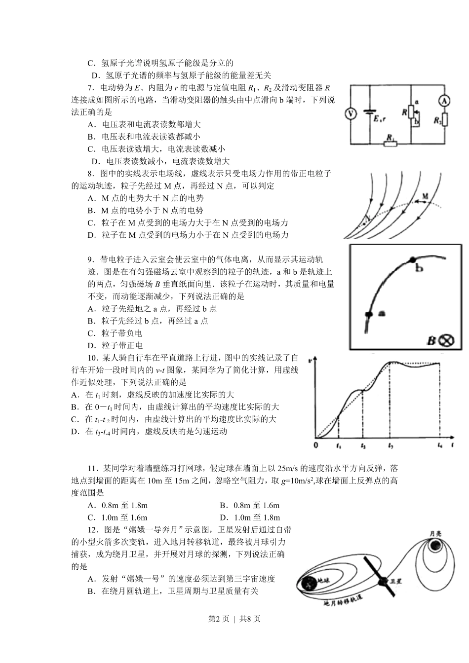 2008年高考物理试卷（广东）（空白卷）.pdf_第2页