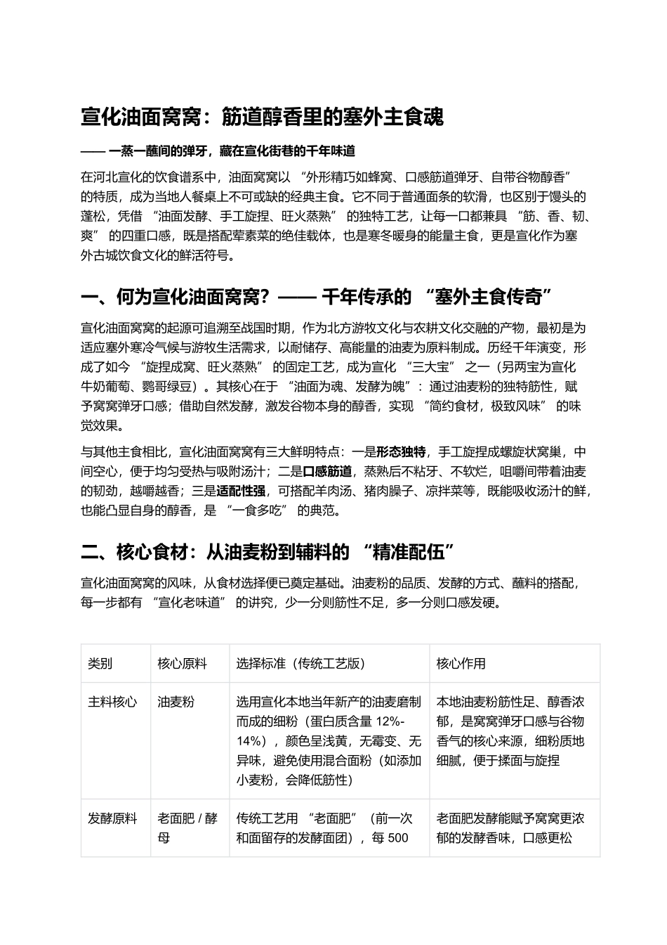 宣化油面窝窝:筋道醇香里的塞外主食魂.docx_第1页