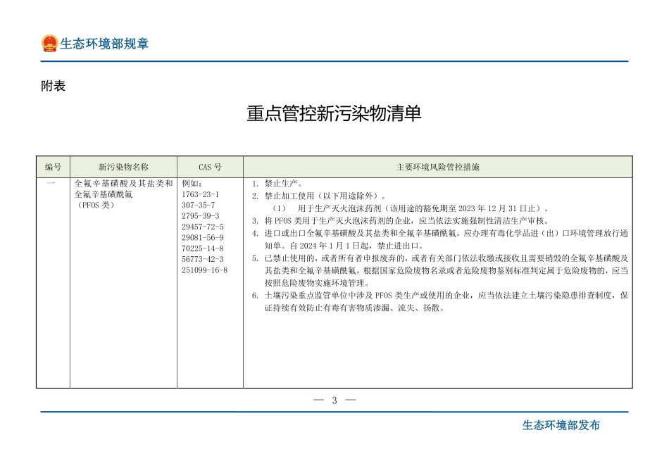 重点管控新污染物清单(2023年）.pdf_第3页