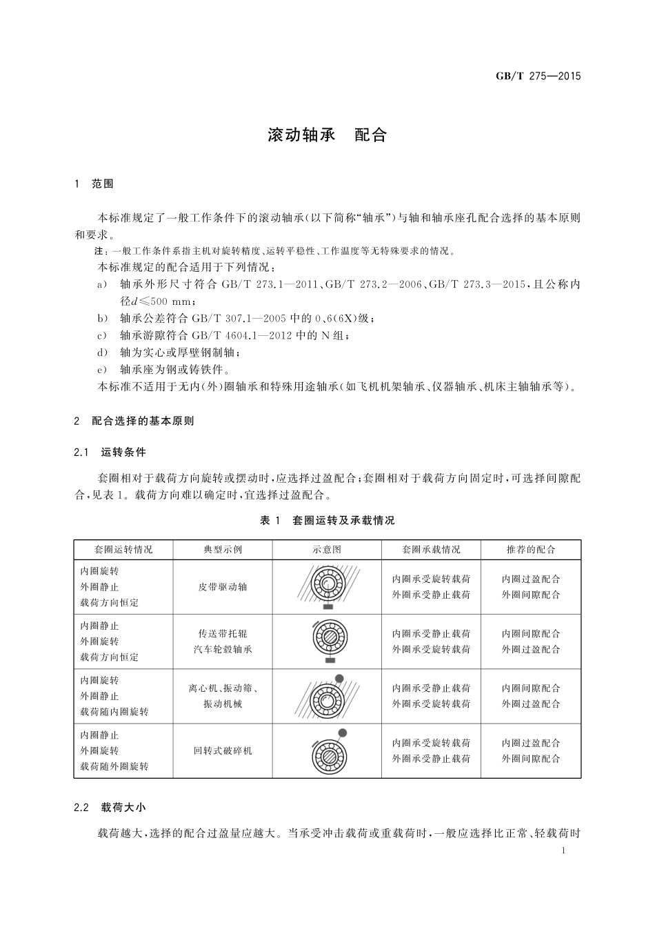 GB/T 275-2015 滚动轴承 配合.pdf_第3页