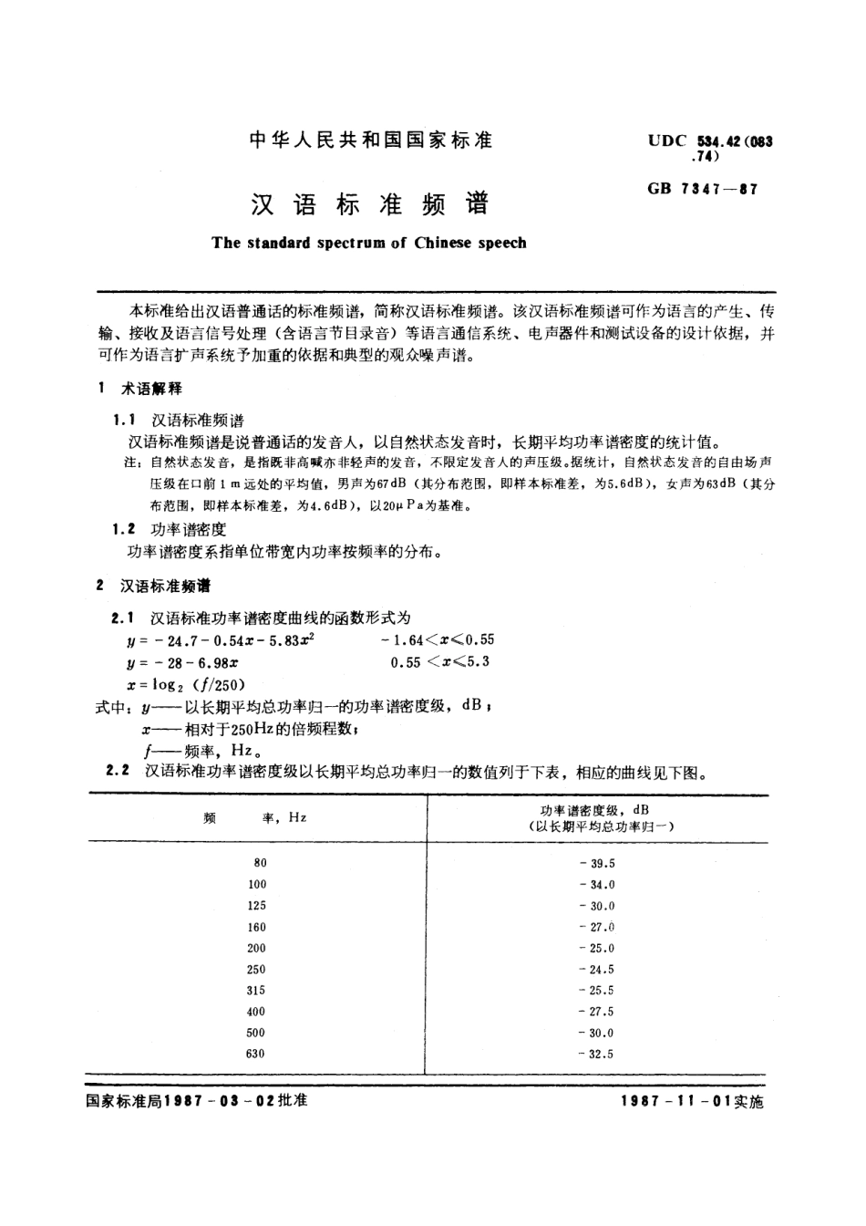 GB／T 7347-1987 汉语标准频谱.pdf_第3页