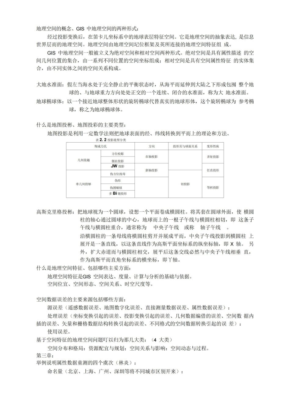 空间分析复习总结.pdf_第2页