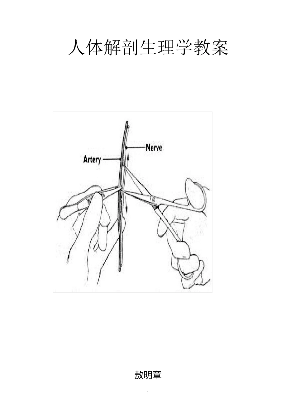 人体解剖生理学教案.pdf_第1页