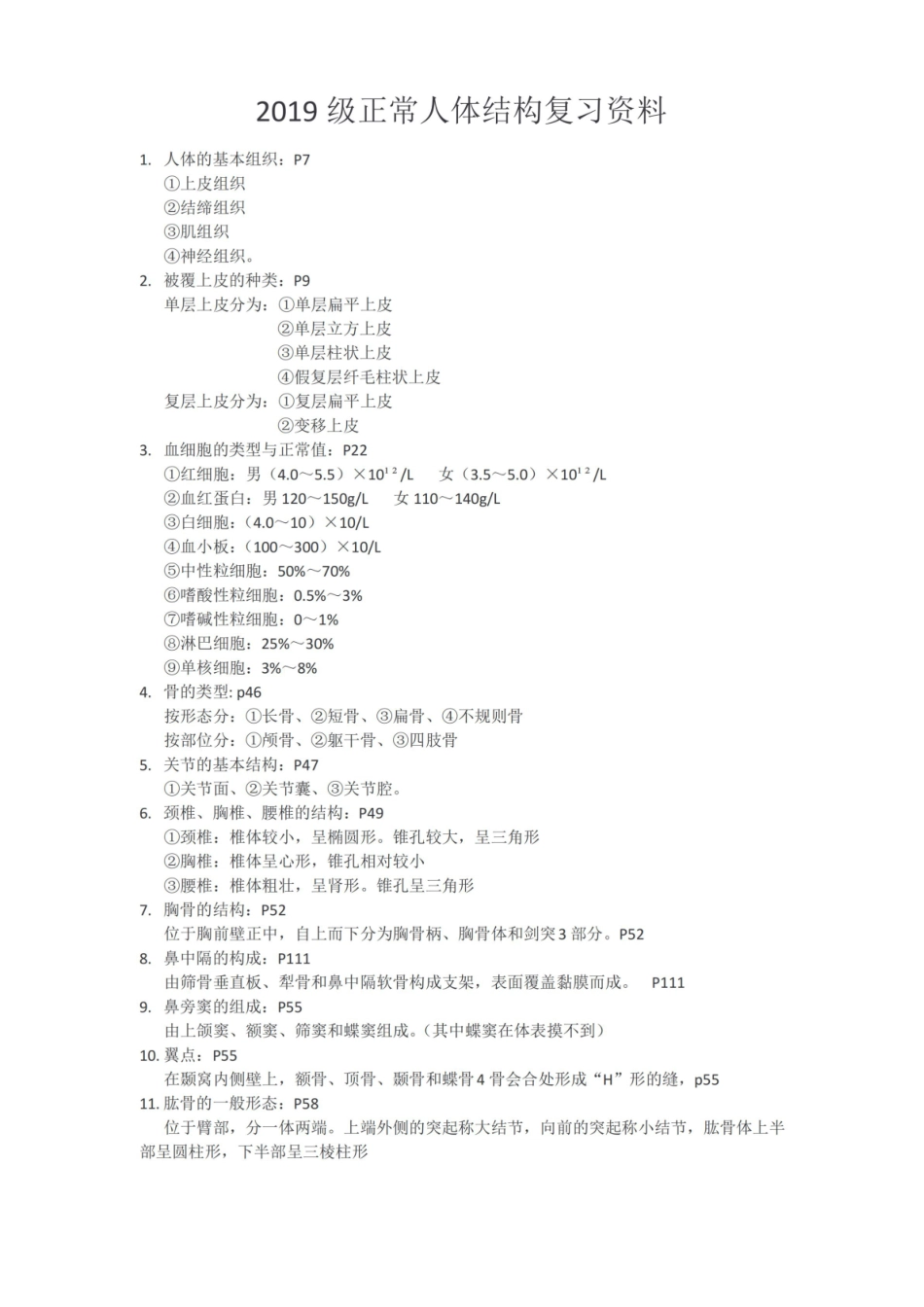 正常人体结构复习资料.pdf_第1页