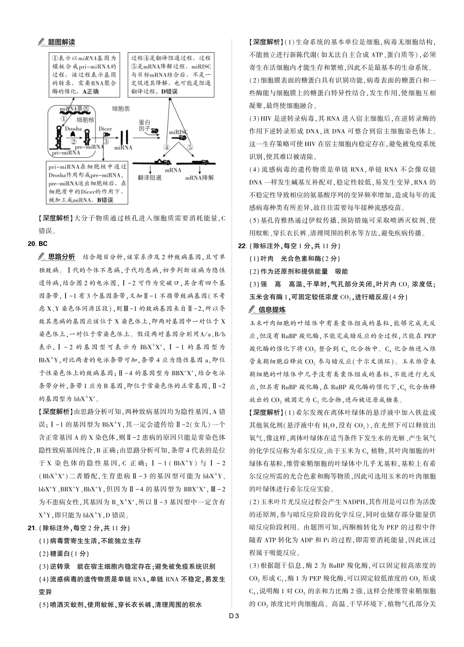 东北三省精准教学2025年12月高三联考强化卷生物解析.pdf_第3页
