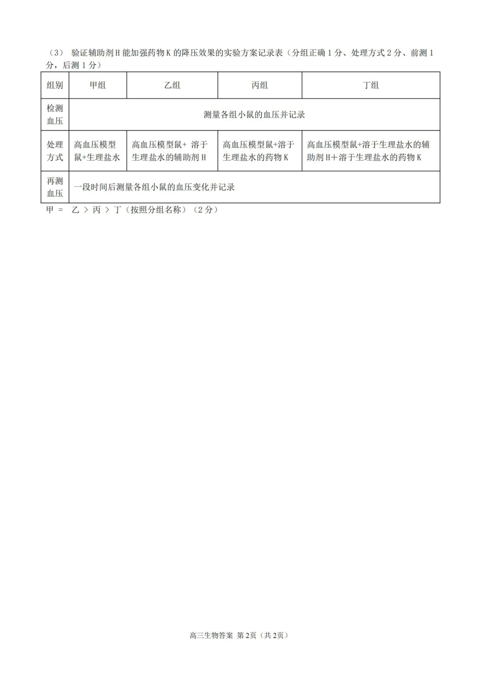 生物浙江省七校联考暨2026年1月浙江省普通高校招生选考科目模拟卷(12.22-12.24).pdf_第2页