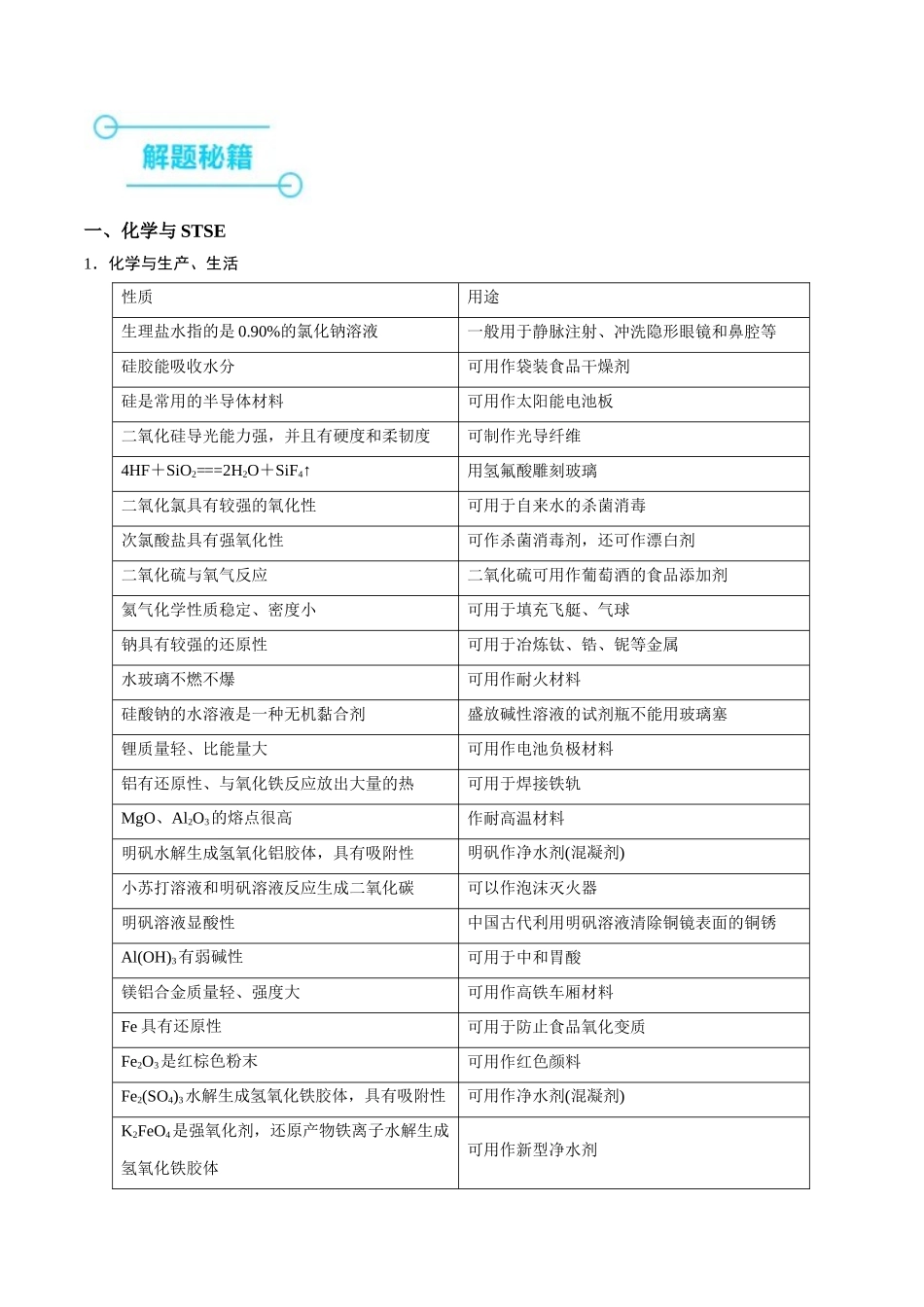 押江苏卷第1-2题化学基本概念（解析版）.docx_第3页