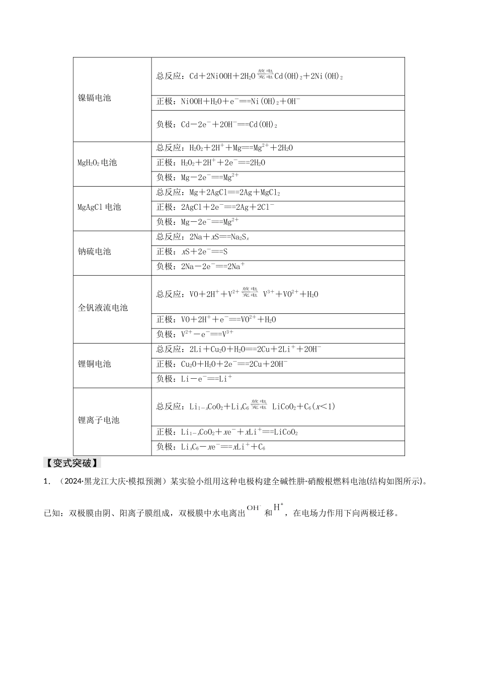 易错专题11电化学基础（原卷版）.docx_第3页