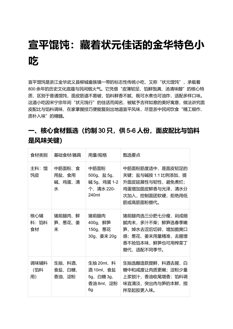 宣平馄饨：藏着状元佳话的金华特色小吃.docx_第1页