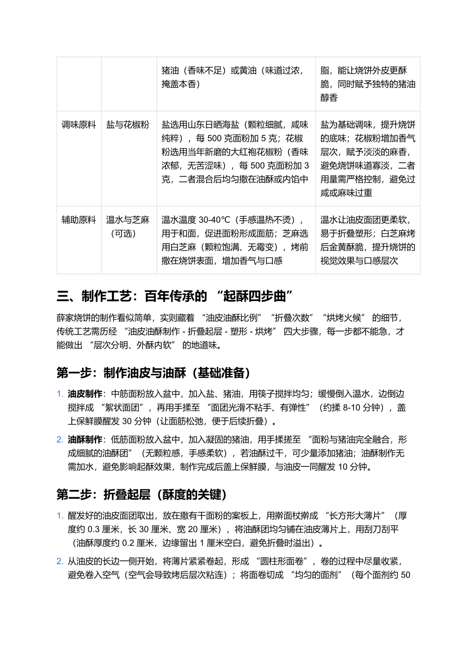 薛家烧饼：酥香满溢的河北风味名点.docx_第2页