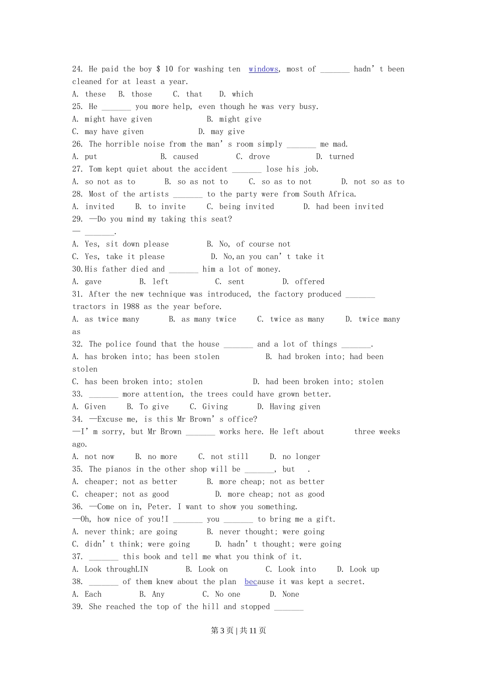 1990年山东高考英语真题及答案.doc_第3页