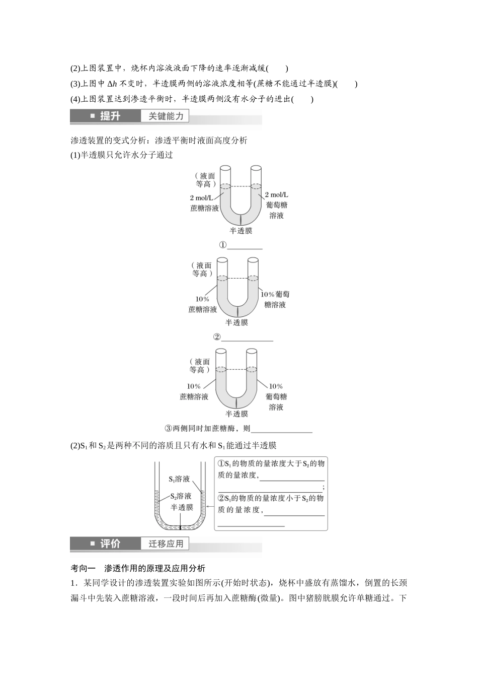 第二单元　第9课时　水进出细胞的原理.docx_第2页