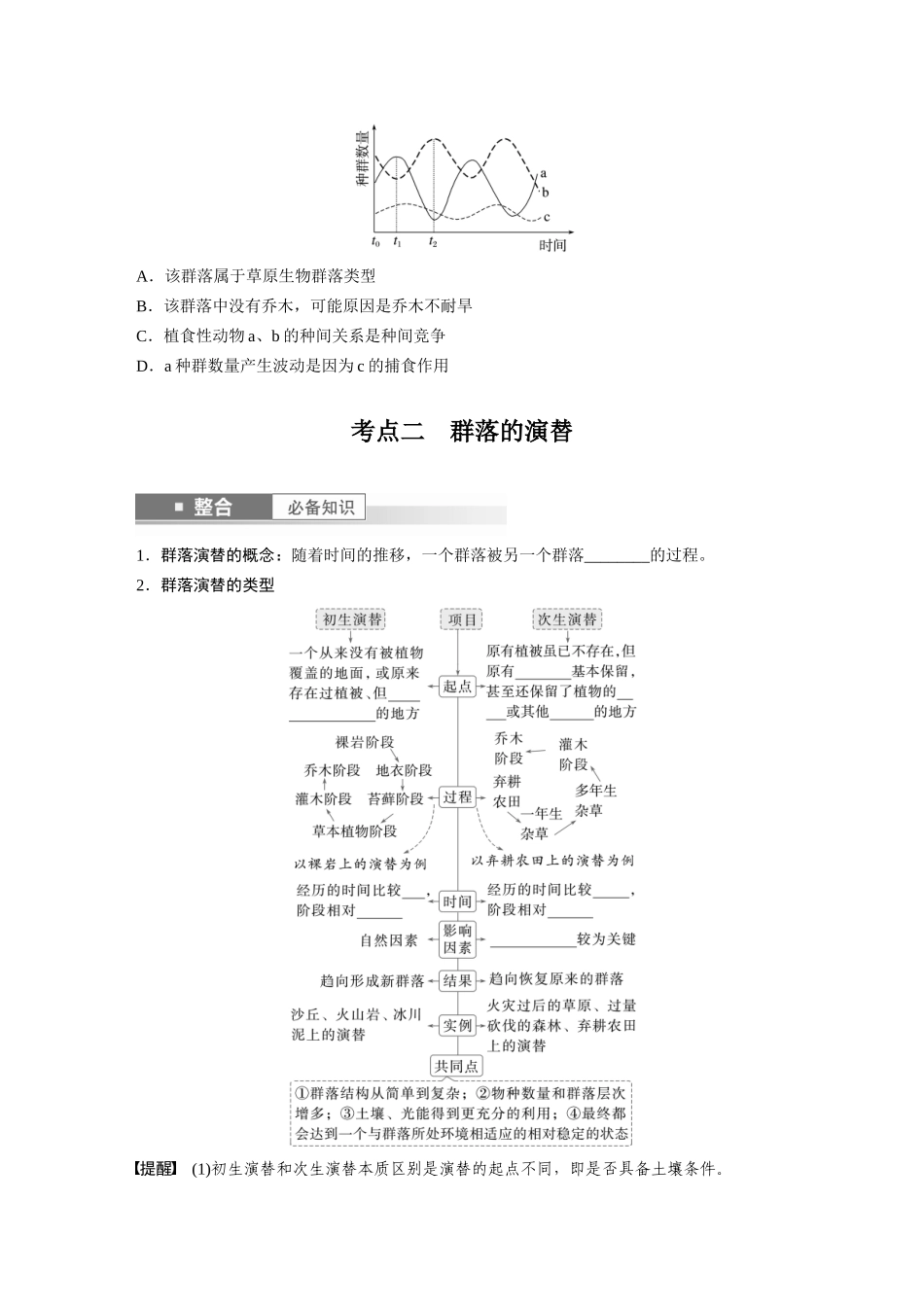 第九单元　第50课时　群落的主要类型及演替.docx_第3页