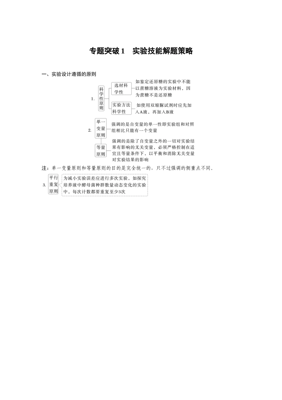 第三单元　专题突破1　实验技能解题策略.docx_第1页