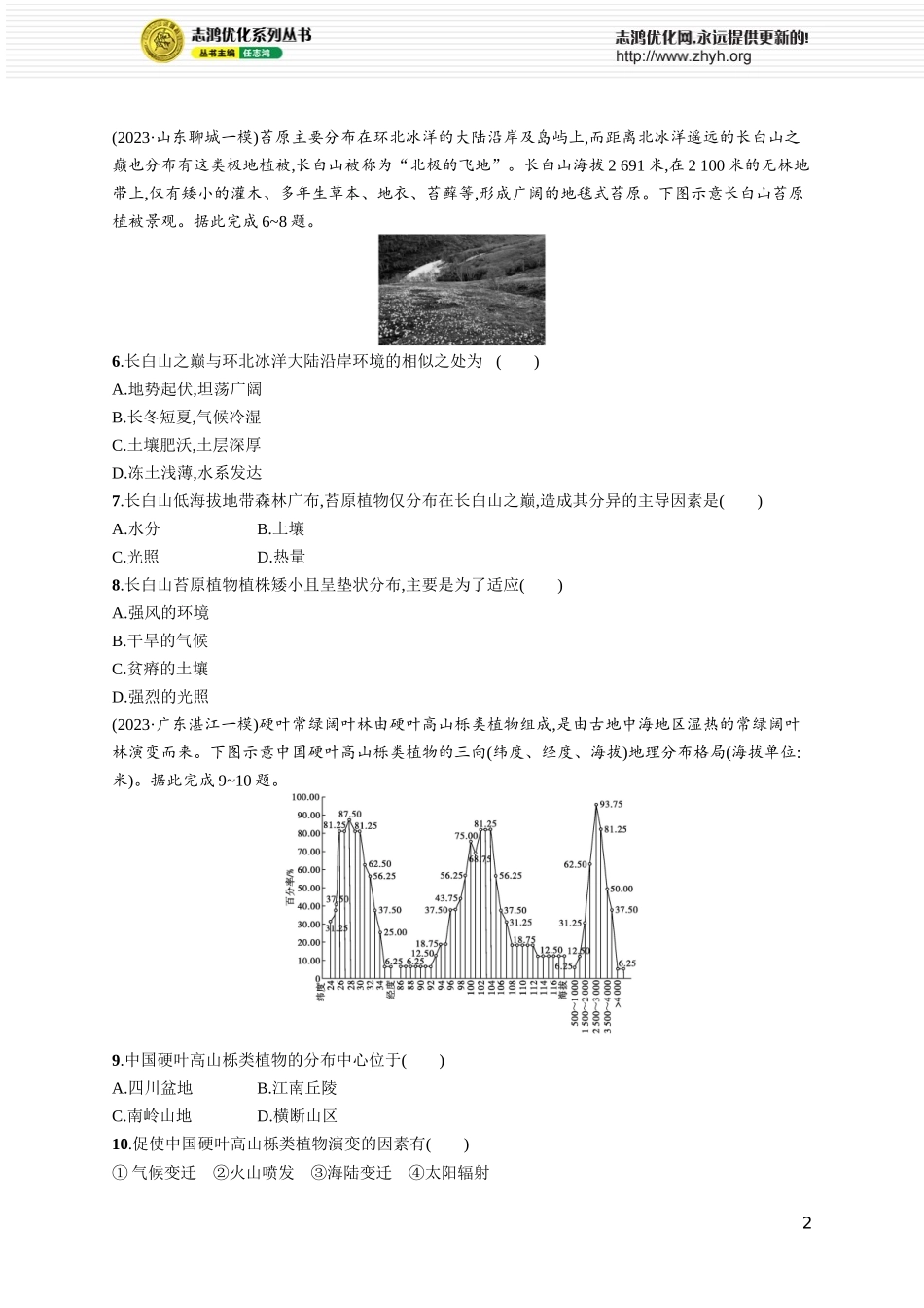 课时规范练29植被.docx_第2页