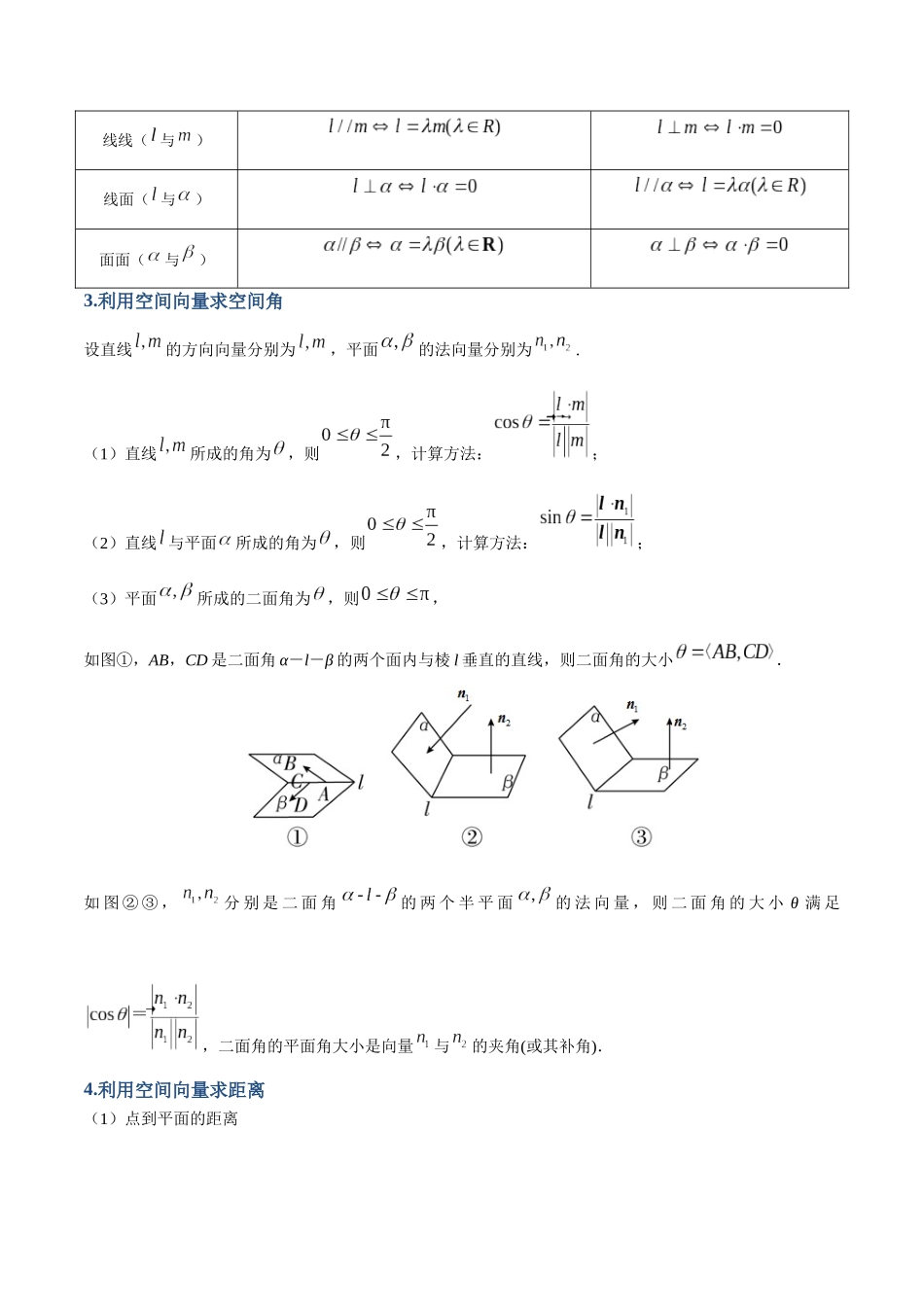 专题41 空间向量与立体几何（讲义）（解析版）.docx_第2页