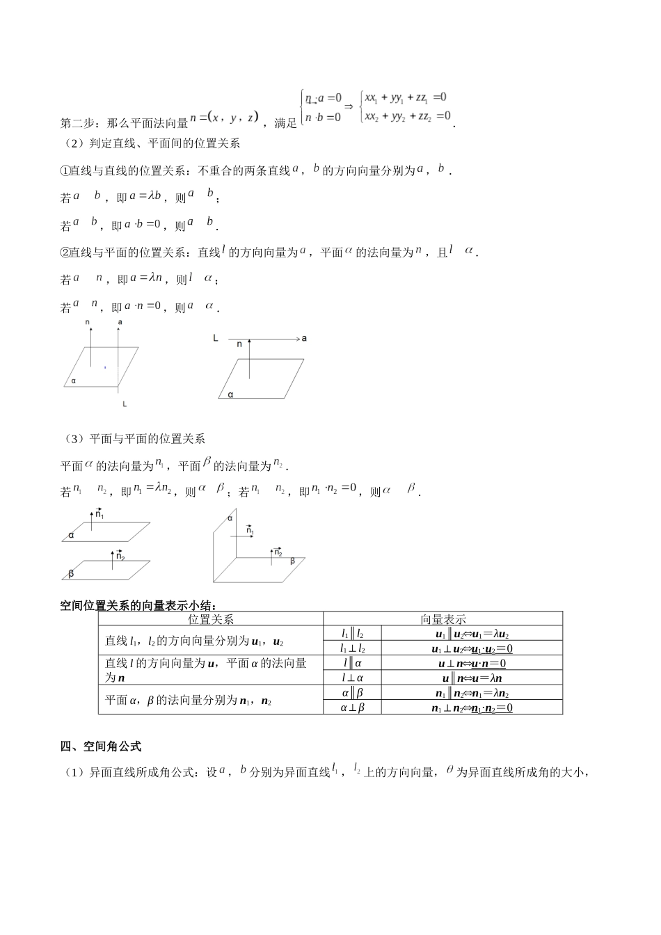 专题20 空间向量与立体几何初步（思维导图+知识清单+核心素养分析+方法归纳）.docx_第3页