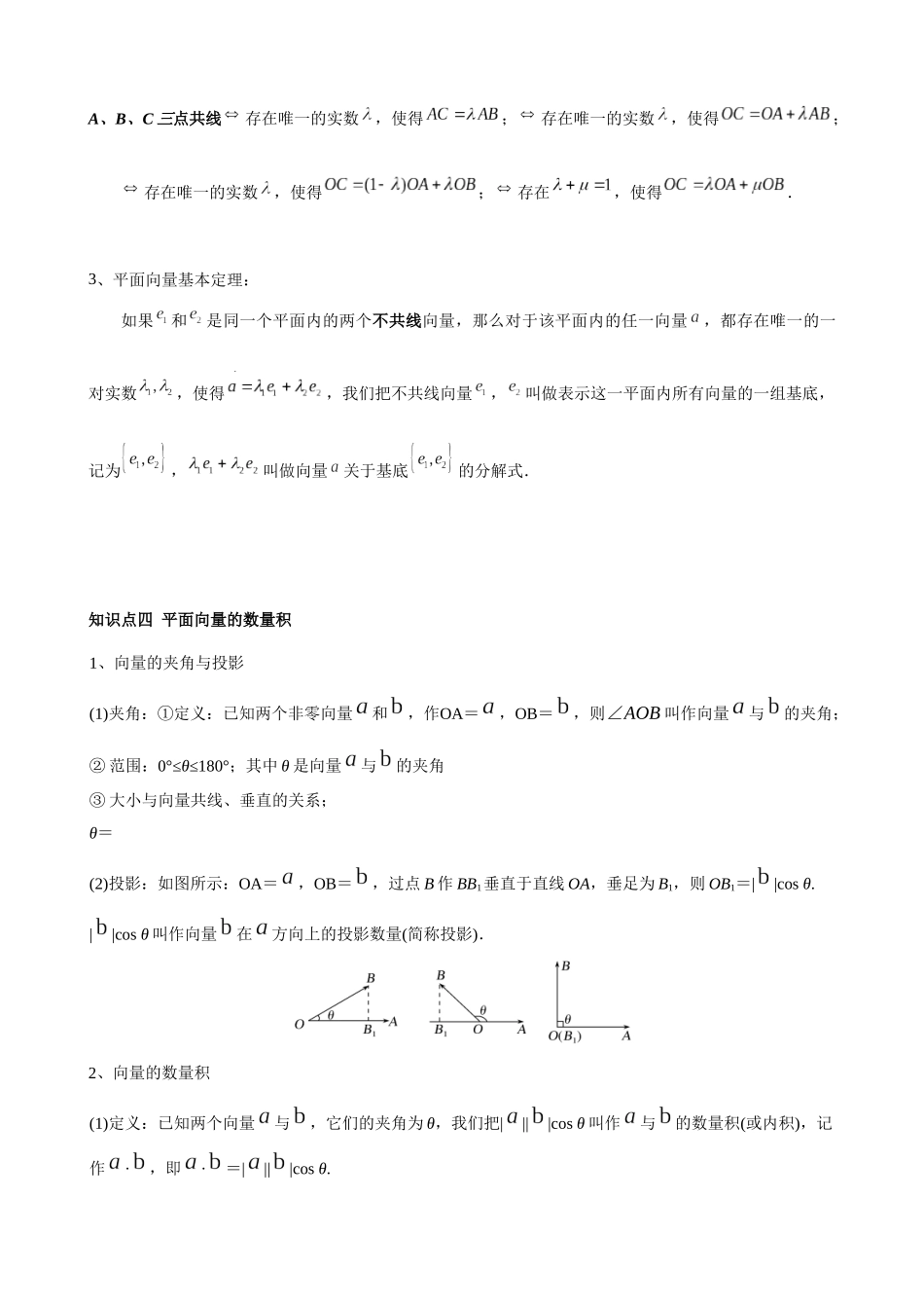 专题15 平面向量（学生版）.docx_第3页