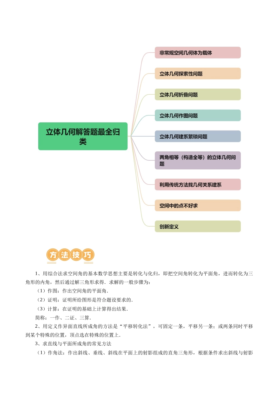 专题15 立体几何解答题全归类（9大核心考点）（讲义）（原卷版）.docx_第3页