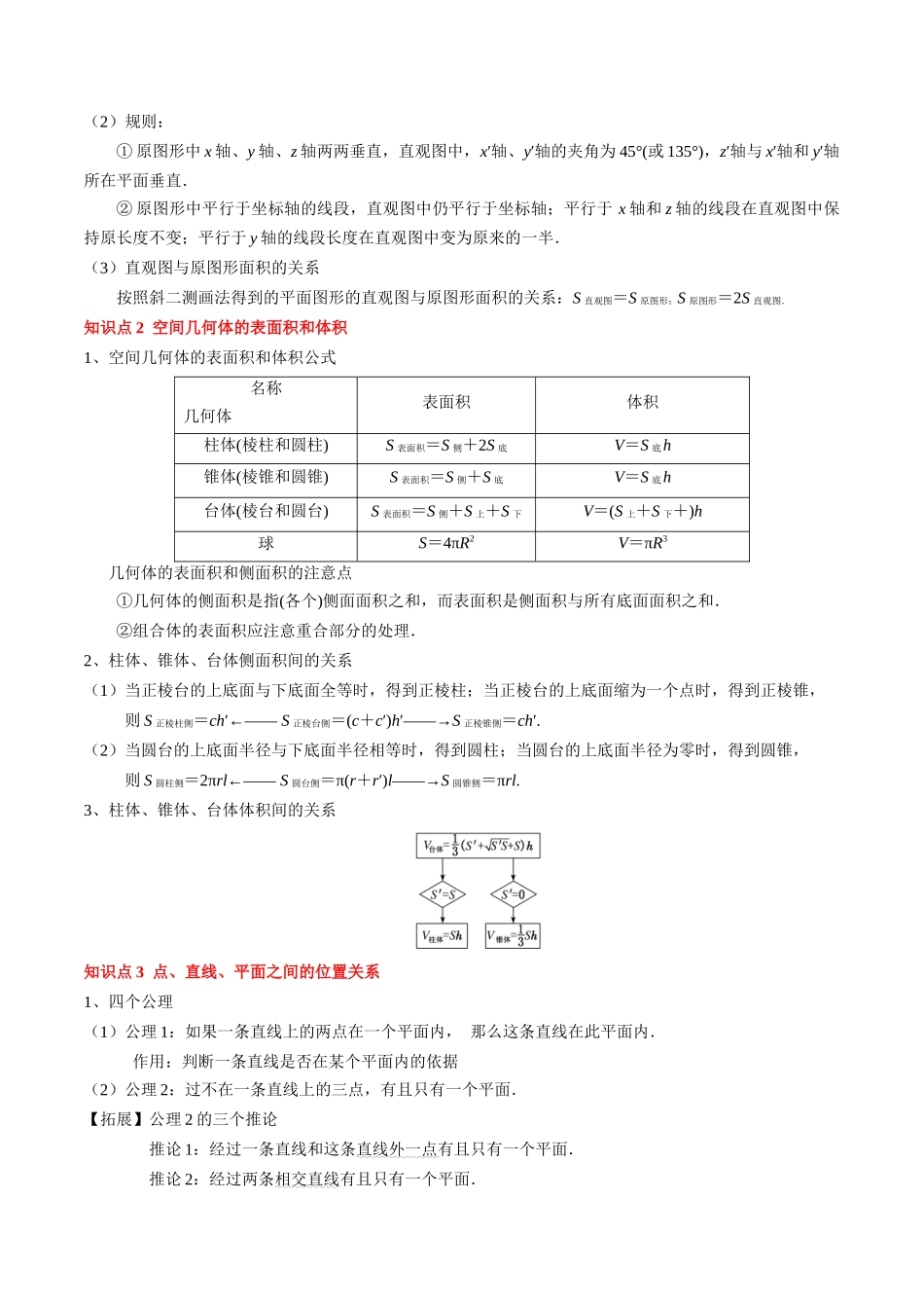 专题13 立体几何初步（原卷版）.docx_第3页