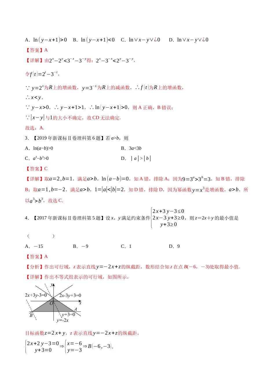 专题11不等式（解析版）（新高考卷与全国理科卷）.docx_第2页