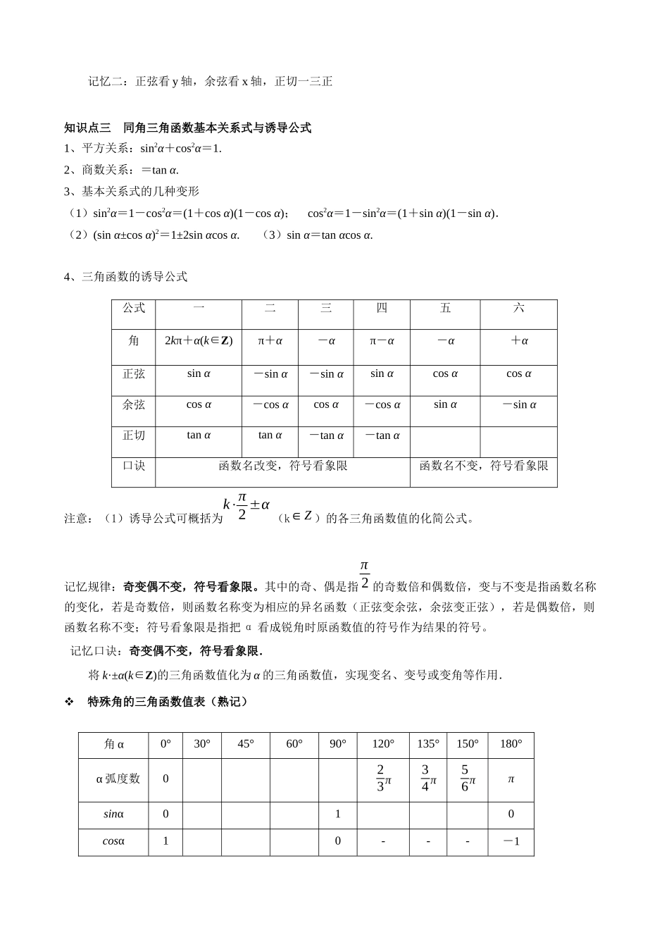 专题11 三角函数基本关系及诱导公式（教师版）.docx_第3页