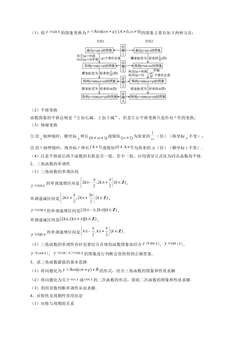 专题08 活用三角函数的图象与性质（6大核心考点）（讲义）（原卷版）.docx_第3页