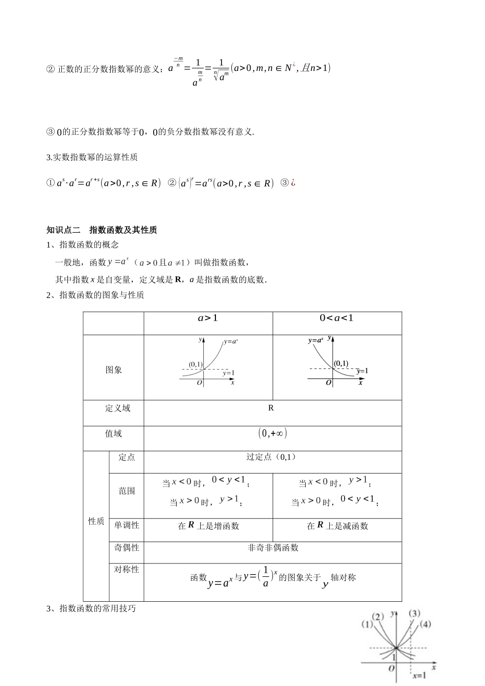 专题5   指数运算与指数函数（教师版）.docx_第2页